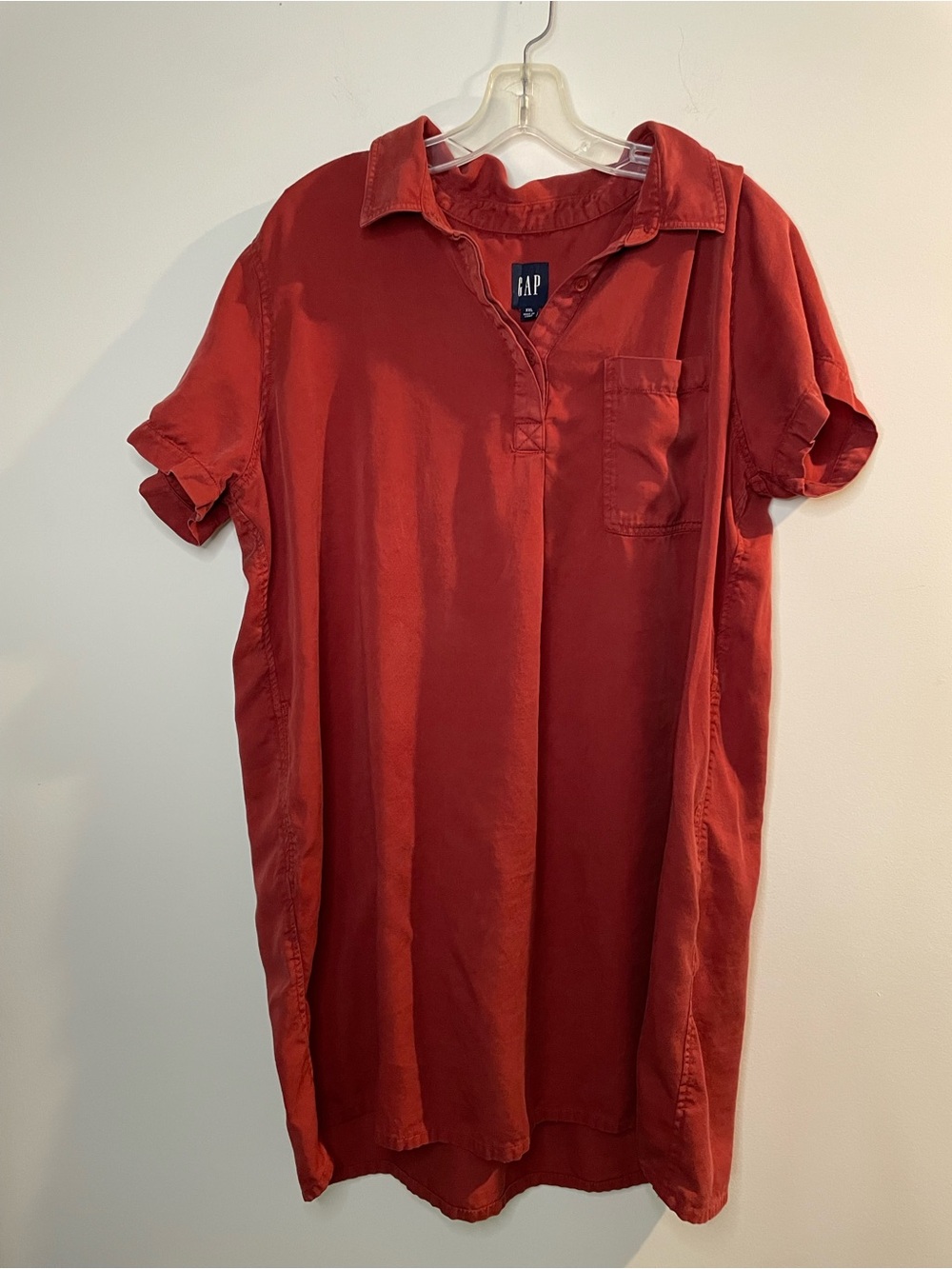 Gap tomato red casual dress XXL